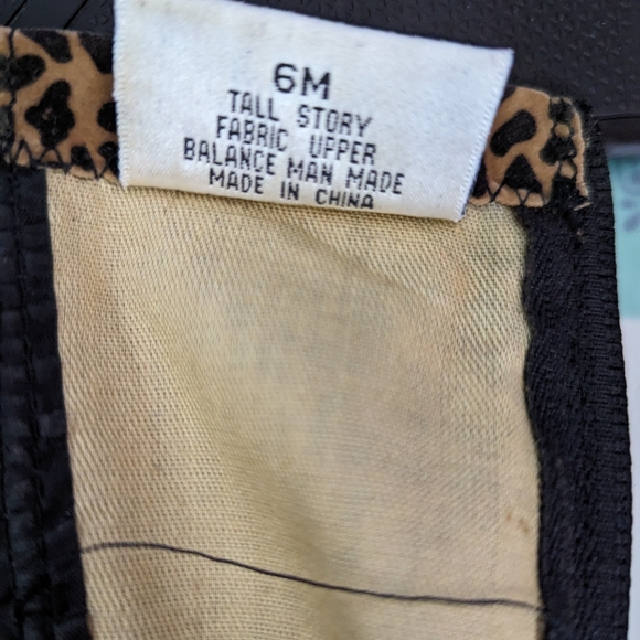 Zodiac Platform leopard boot heels zippered side (US W6) - Picture 8 of 8